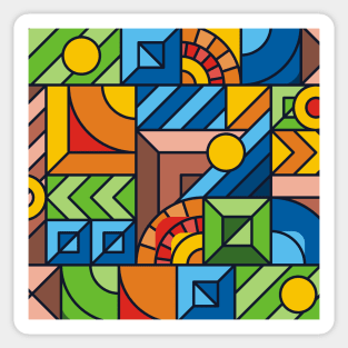 geometric pattern Sticker